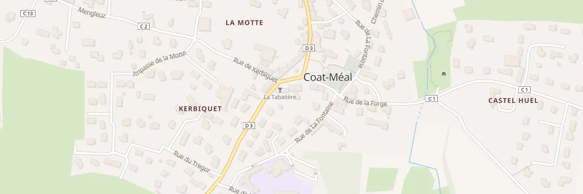 Plan du 4B Rue de la Forge à Coat-Méal