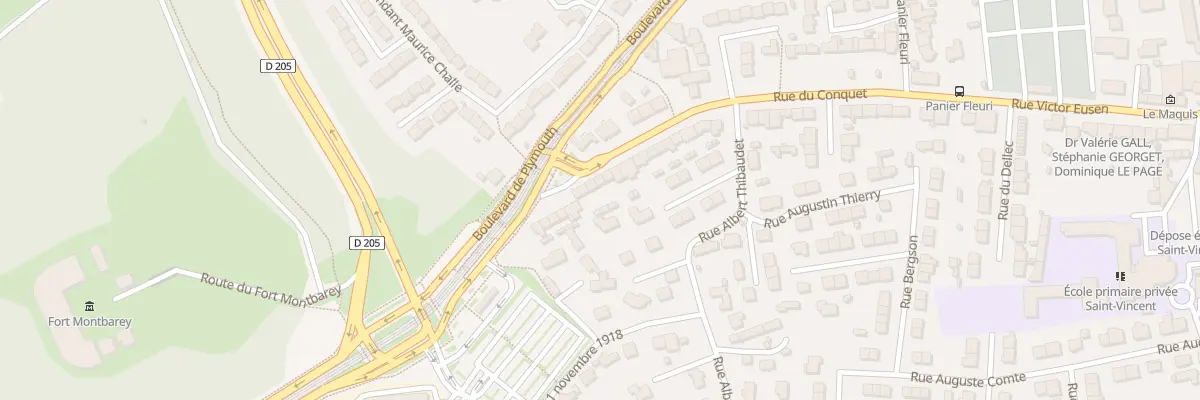 Plan du 60 Rue du Conquet à Brest