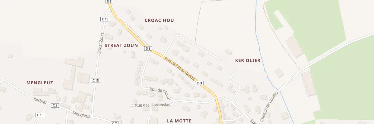 Plan du 20 Rue de l’Aber Benoît à Coat-Méal