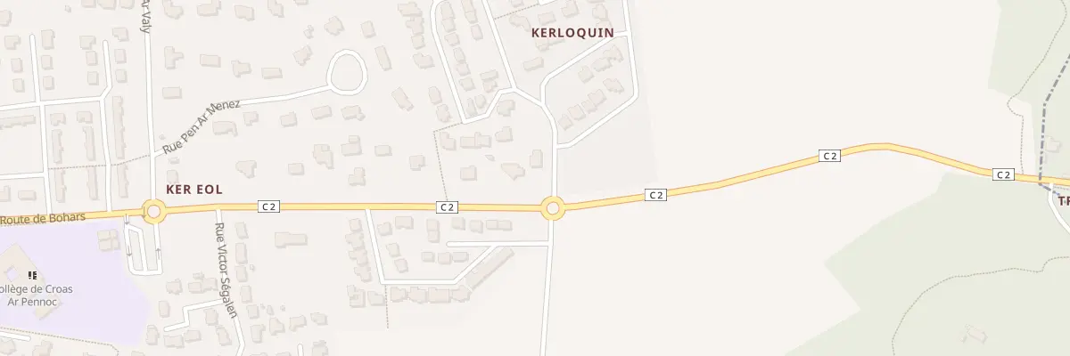 Plan du 40 Rue de Kerloquin à Guilers