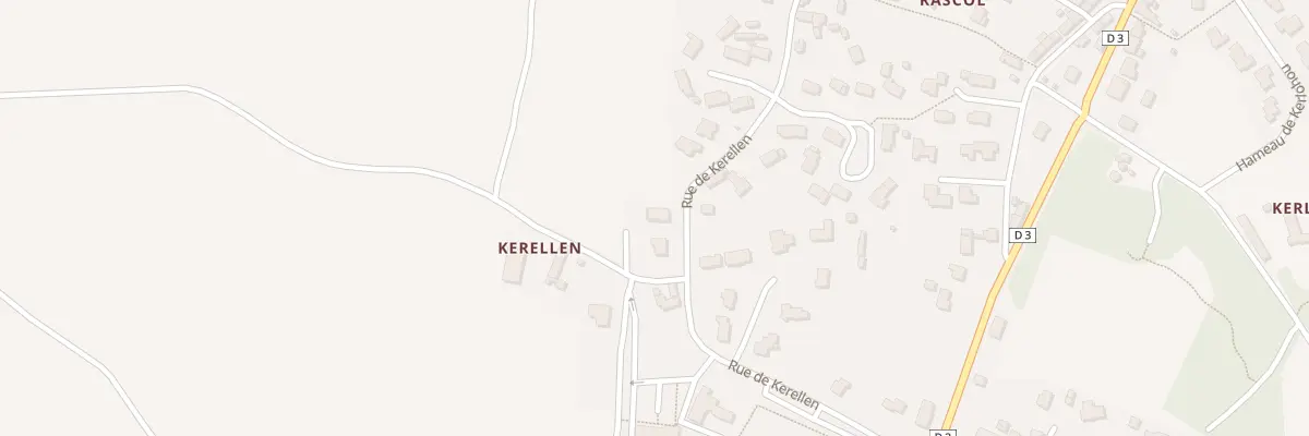 Plan du 2 Imp de Toull Ran à Tréglonou