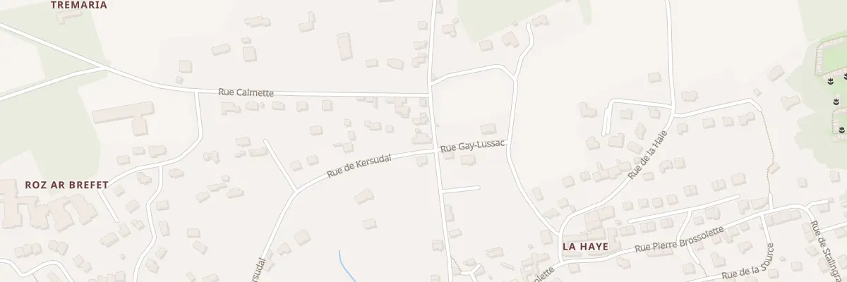 Plan du 1 Rue de Kersudal à Audierne