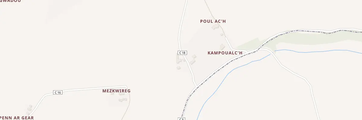 Plan du 30 Korn Ar Saoz à Landéda