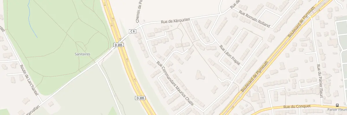 Plan du 3 Rue Jean Louis Hennot à Brest