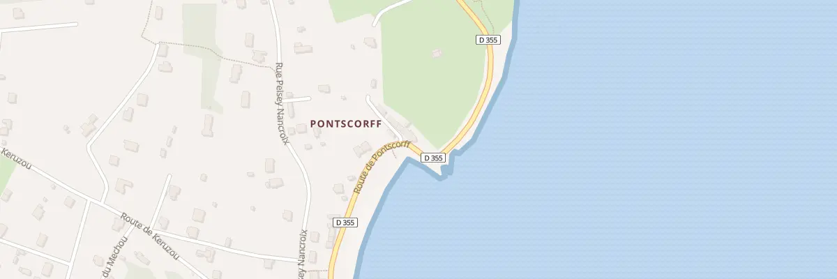 Plan du 2 Rte de Pontscorff à Roscanvel