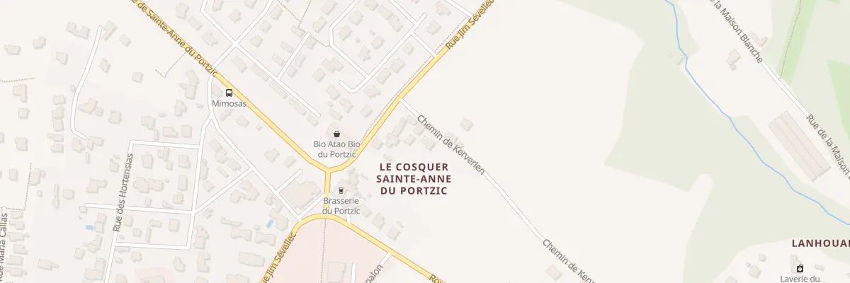 Plan du 55 Che de Kerverien à Brest