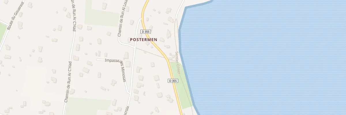 Plan du 8 Rte de la Pointe à Roscanvel