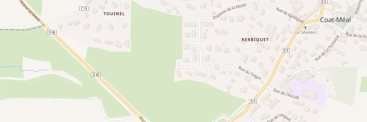 Plan du 2 Rue des Genêts à Coat-Méal