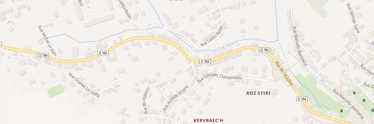 Plan du 68 Rue du 14 Juillet à Audierne