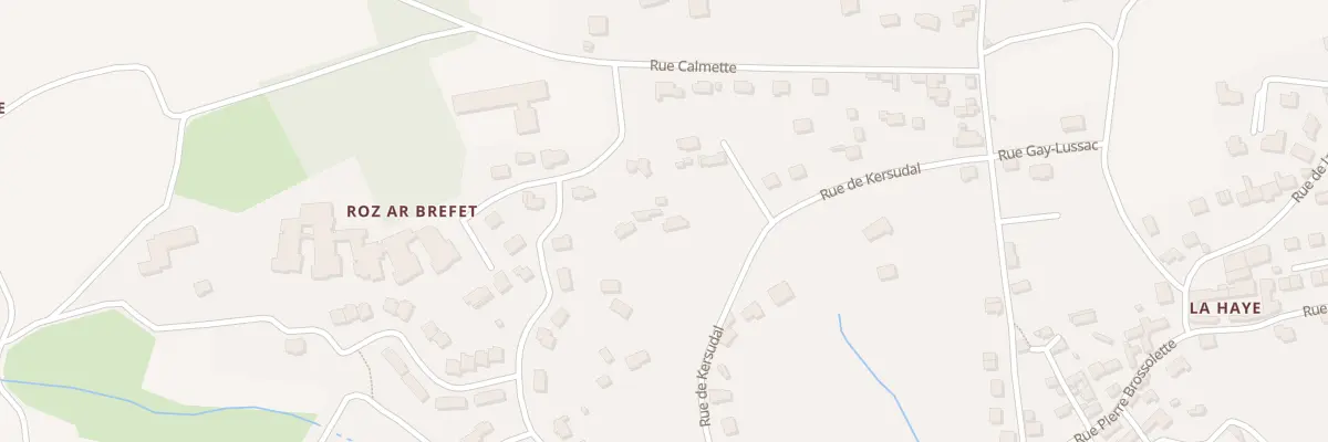 Plan du 13 Rue de Kersudal à Audierne