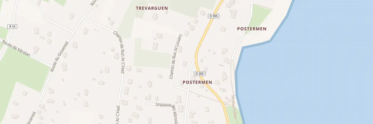 Plan du 65 Rue de Peisey Nancroix à Roscanvel