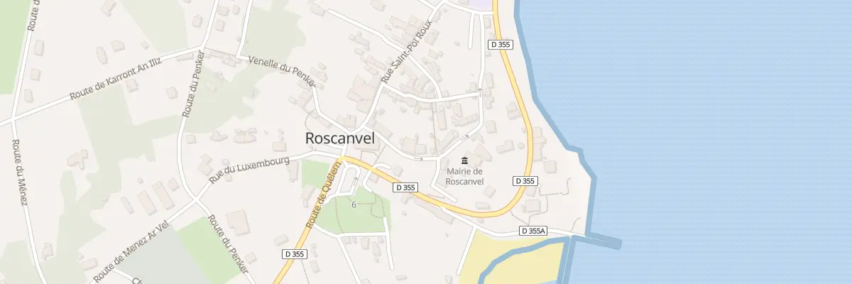 Plan du 12 Rue de la Mairie à Roscanvel