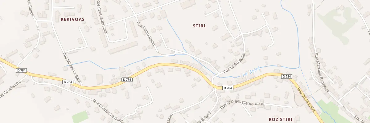 Plan du 71 Rue du 14 Juillet à Audierne