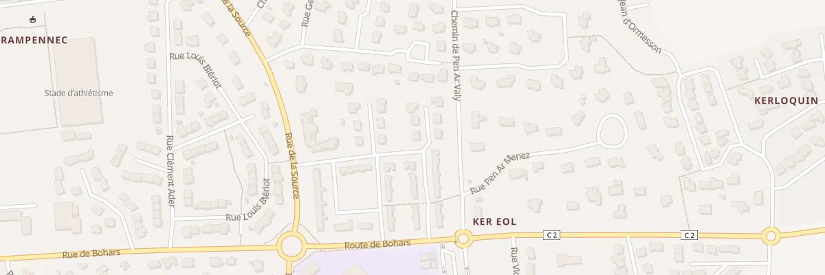 Plan du 10 Rue René Cassin à Guilers