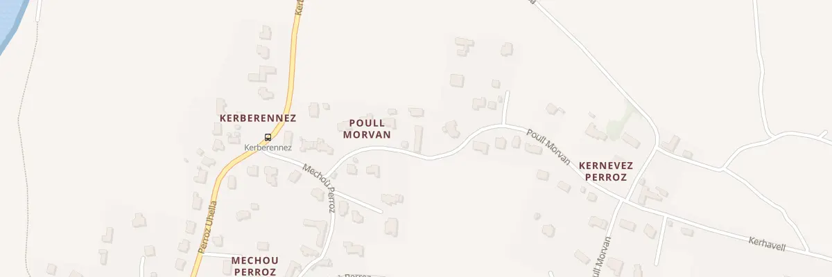 Plan du 103 Poull Morvan à Plouguerneau