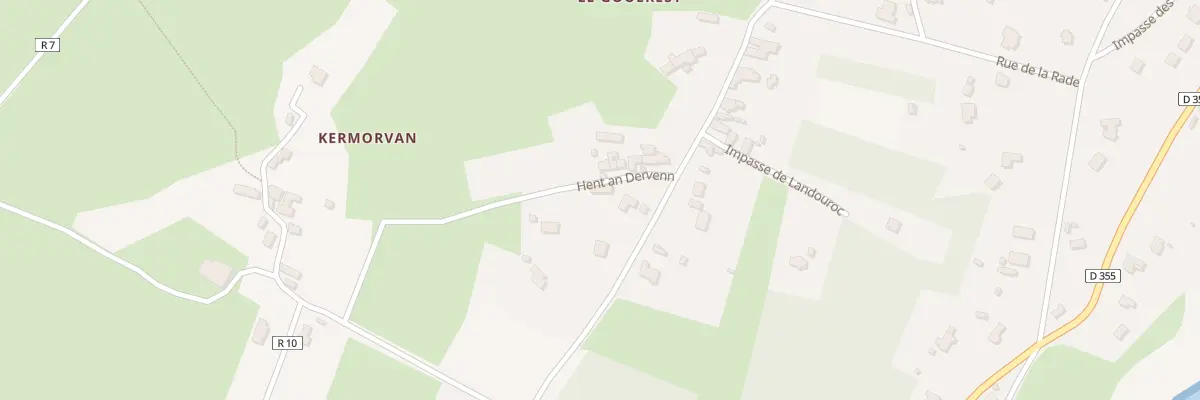 Plan du 149 Le Gouerest à Roscanvel