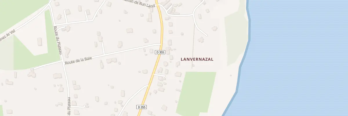 Plan du 42B Rte de Quélern à Roscanvel