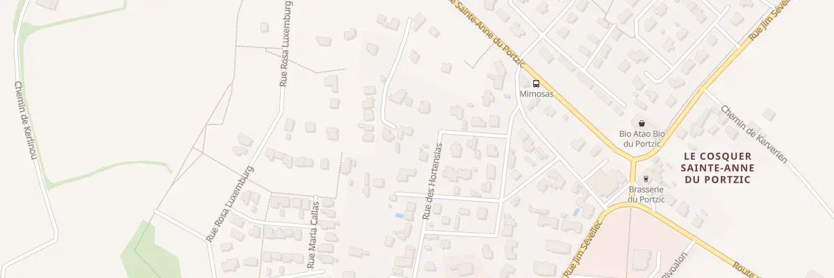 Plan du 28 Rue des Hortensias à Brest