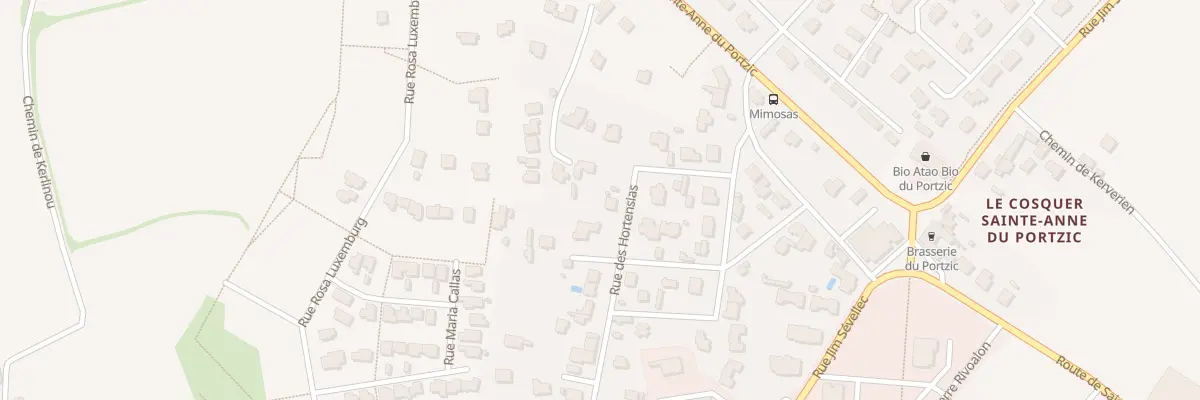 Plan du 26 Rue des Hortensias à Brest