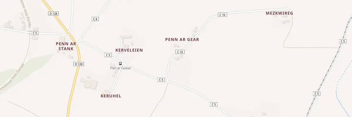 Plan du 101 Penn Ar Gear à Landéda