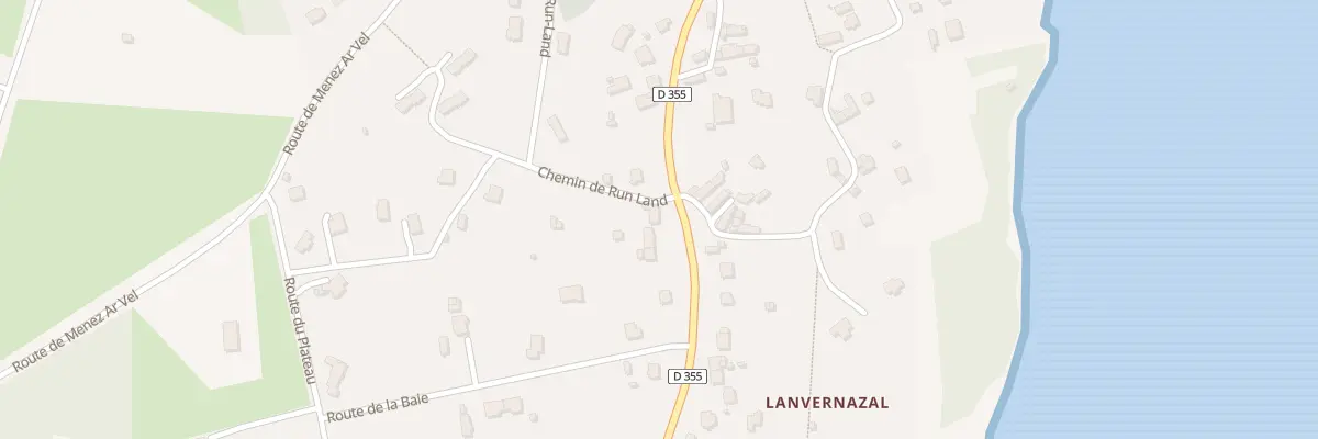 Plan du 41 Rte de Quélern à Roscanvel
