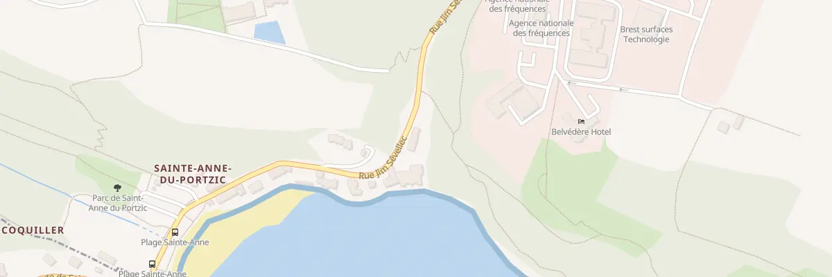 Plan du 21 Rue Jim Sévellec à Brest