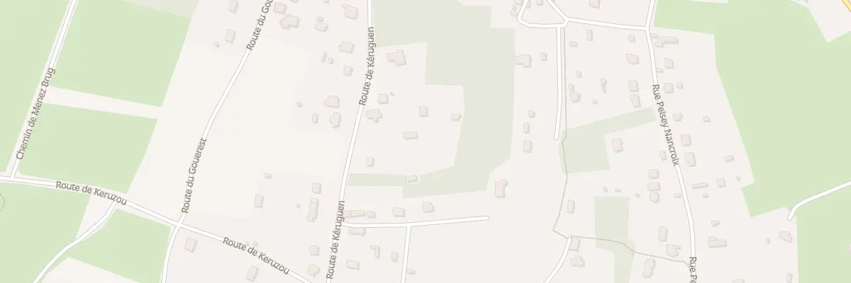Plan du 10T Rte de Kéruguen à Roscanvel