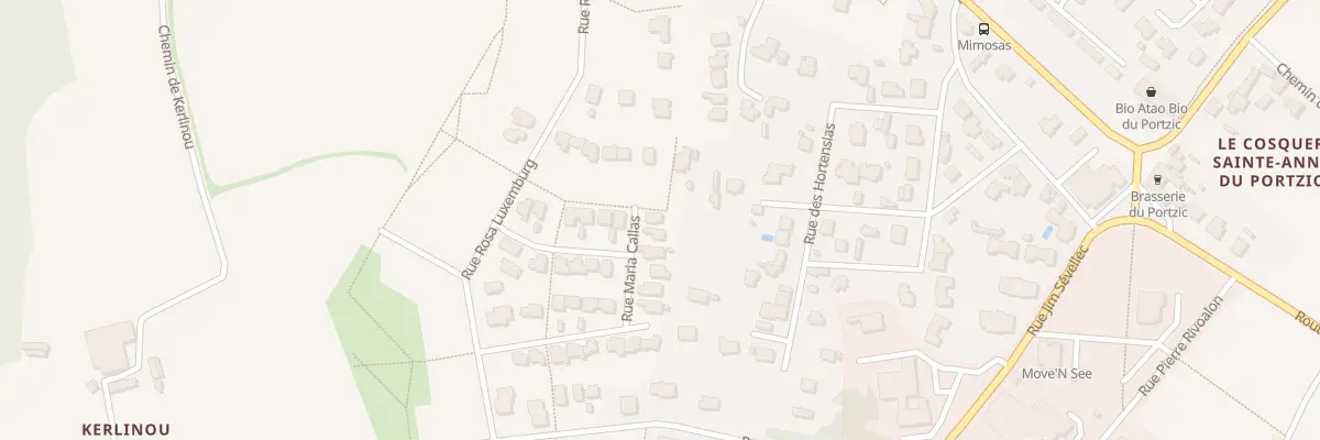 Plan du 104 Rue Maria Callas à Brest
