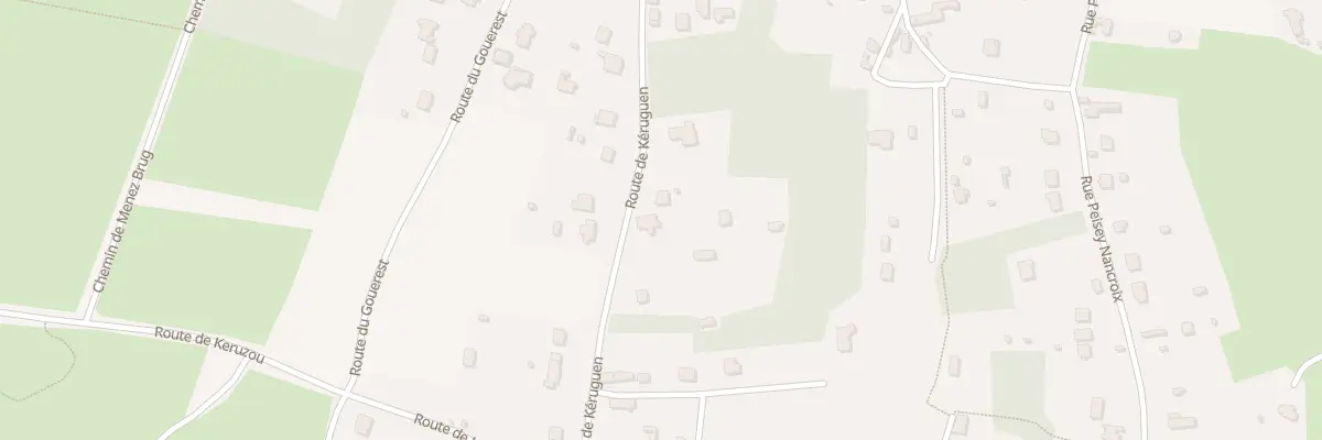 Plan du 12 Rte de Kéruguen à Roscanvel