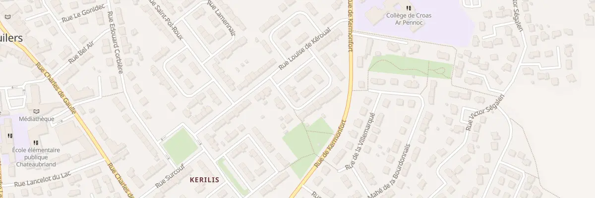 Plan du 6 Rue Commandant Malbert à Guilers