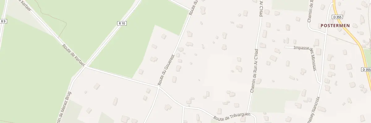 Plan du 26 Rte du Gouerest à Roscanvel