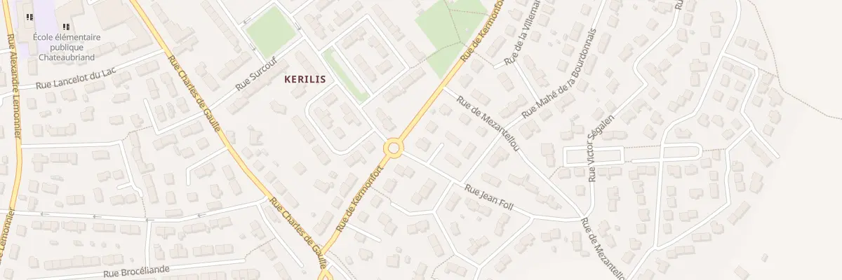 Plan du 2 Rue Jean Foll à Guilers