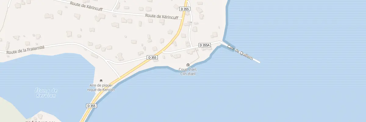 Plan du 4 Rte de la Cale à Roscanvel