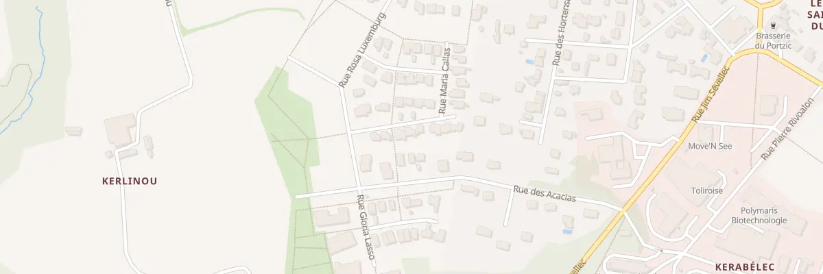 Plan du 190 Rue Maria CALLAS à Brest