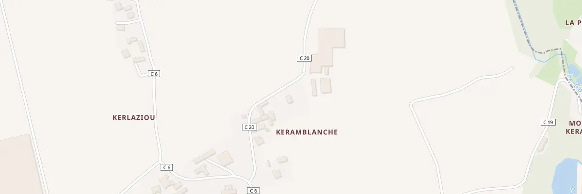 Plan du 5017 Keramblanche à Milizac-Guipronvel