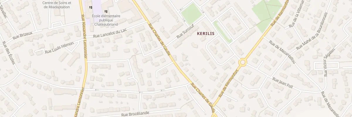 Plan du 19 Rue Charles de Gaulle à Guilers