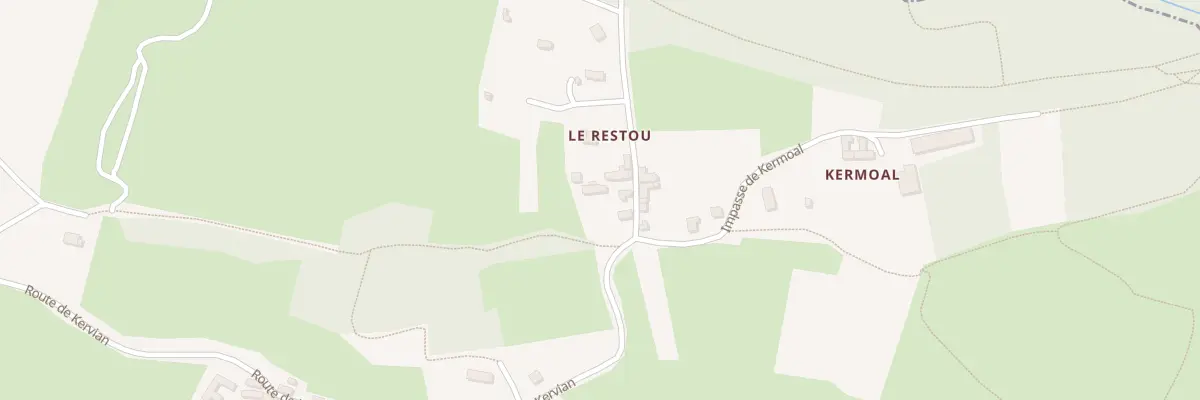 Plan du 1270 Le Restou à Camaret-sur-Mer