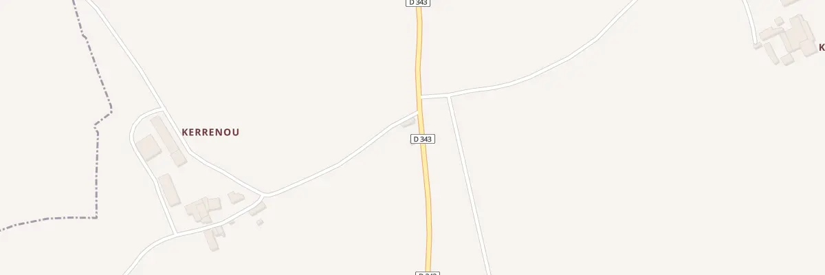 Plan du 25 Kerennou à Beuzec-Cap-Sizun