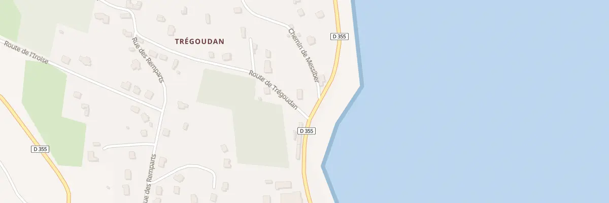 Plan du 2 Rte de Tregoudan à Roscanvel