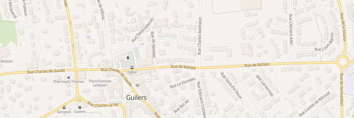 Plan du 10 Rue de Bohars à Guilers