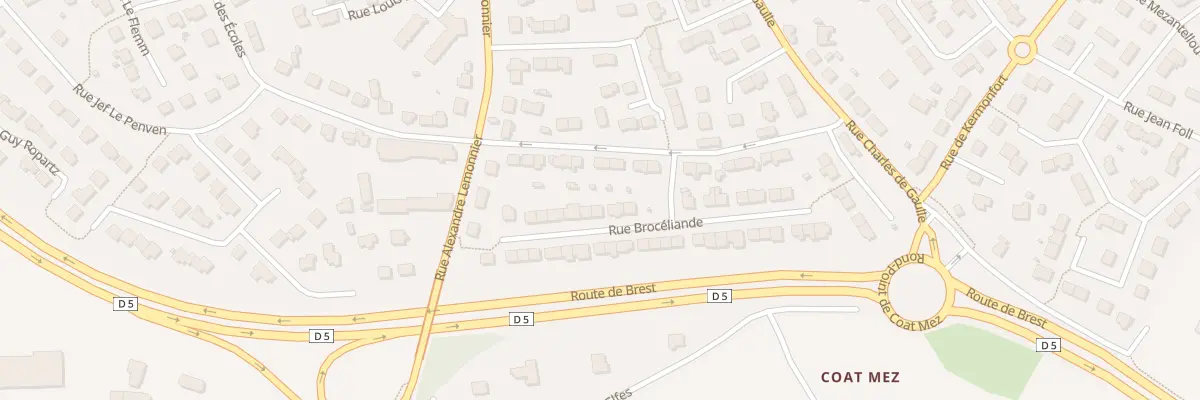 Plan du 19 Rue Brocéliande à Guilers