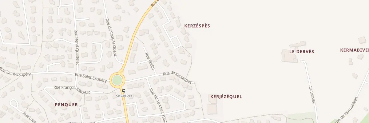 Plan du 130 Rue de Kerzespez à Guilers