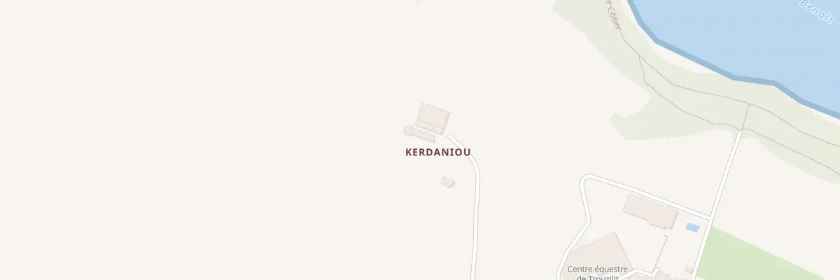 Plan du 12 Kerdaniou à Tréglonou