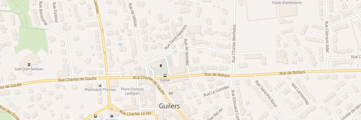 Plan du 2 Rue de Keredec à Guilers