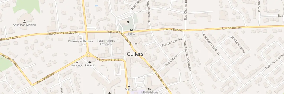 Plan du 49 Rue Charles de Gaulle à Guilers