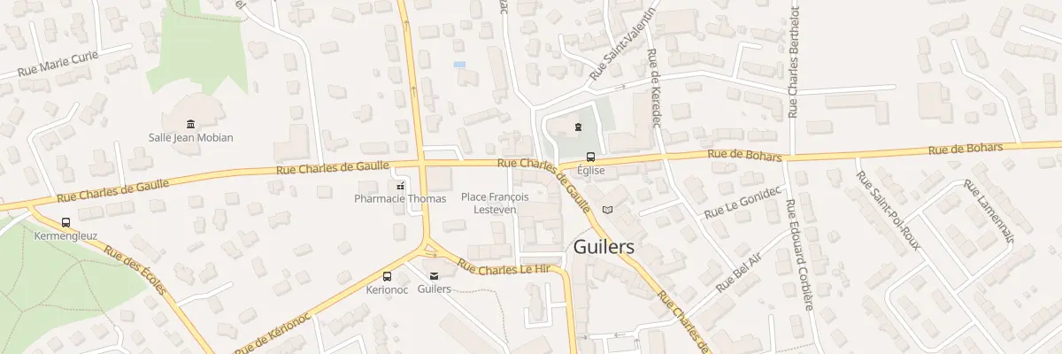 Plan du 22 Rue Charles de Gaulle à Guilers