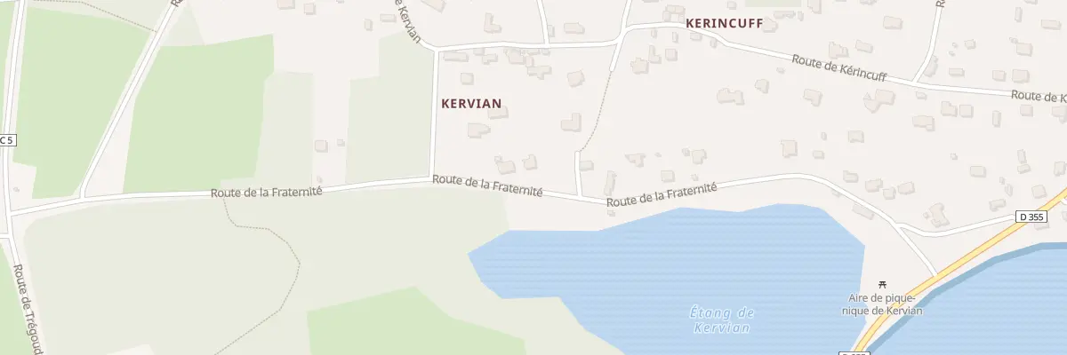 Plan du 34 Rte de la Fraternité à Roscanvel