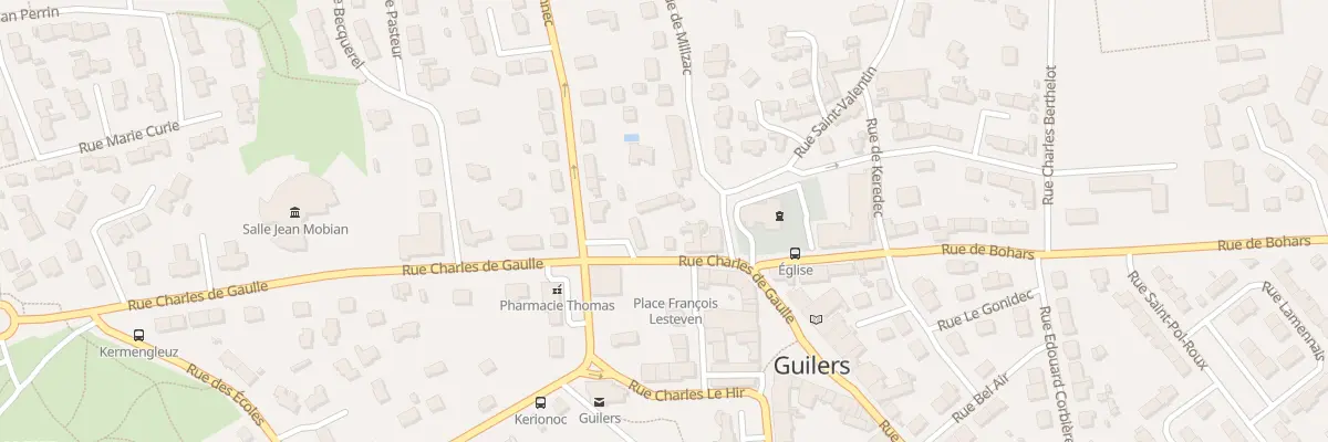 Plan du 61 Rue Charles de Gaulle à Guilers