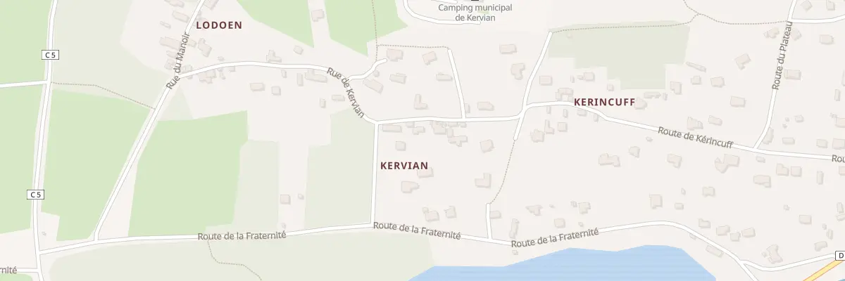 Plan du 5069 Rue de Kervian à Roscanvel