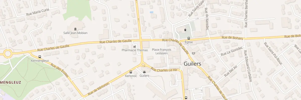 Plan du 2 Rue de Kerionoc à Guilers